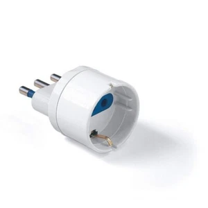 elettrocanali ECK33505 2P+T Adattatore Presa Shuko Bianco Spina 16A - Imagen 1 de 1