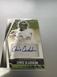 2022 SAGE #A-CO3 Chris Oladokun Autographs Black - Picture 1 of 2