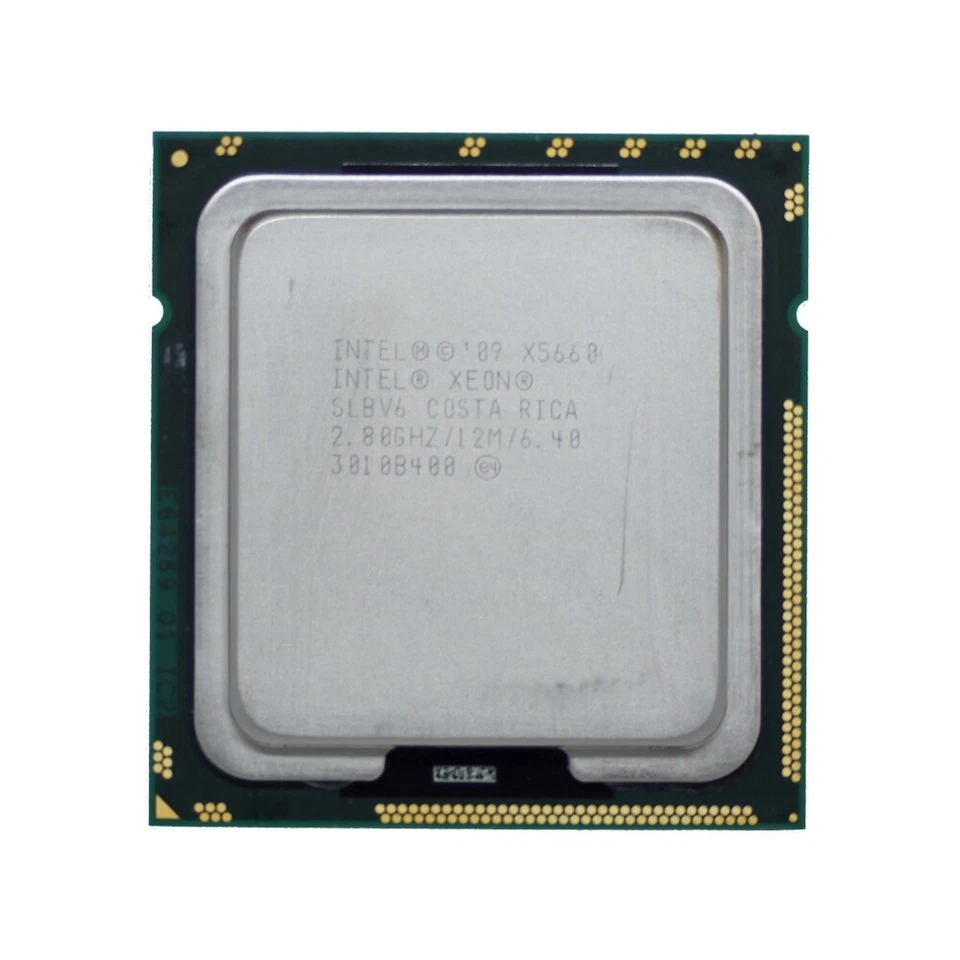 Pair of Intel Xeon X5660 SLBV6 2.80GHz 12MB LGA1366 6-Core CPU Processors - Image 1 of 1