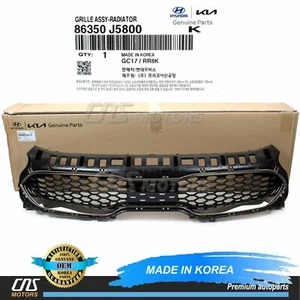 ⭐GENUINE⭐ Radiator Grille & Sensor Cover 2018-2023 Kia Stinger GT 86350J5800 - Picture 1 of 5