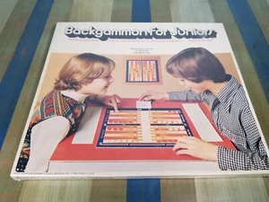 1977 NEW Vintage Backgammon For Juniors Board Game Factory Sealed S&R Games - Picture 1 of 7