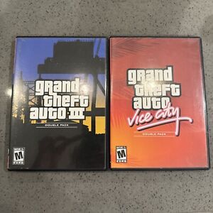 Nieuwe aanbiedingSony PlayStation 2 PS2 CIB Grand Theft Auto Double Pack GTA III VICE CITY