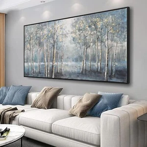 Dark color system Trees Canvas Wall Art Decor Modern Framed Wall Decorations ... - Picture 1 of 6