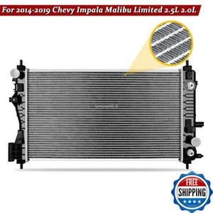 Radiator For 2014-2019 Chevy Impala / 2013-2015 Malibu 2016 Limited 2.5L 2.0L - Picture 1 of 6