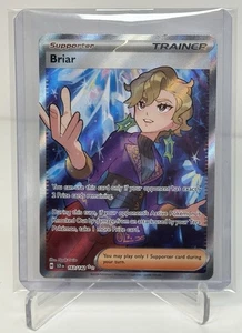 Pokemon Briar 163/142 Sv07: Stellar Crown Holo Full Art Rare Near Mint Zustand - Bild 1 von 2