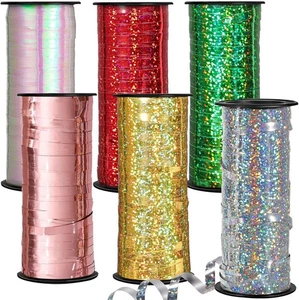 6 Rolls Curling Ribbon 1/5" x 600 Yards Balloon & Craft Ribbon for Gift Wrapping - Picture 1 of 4