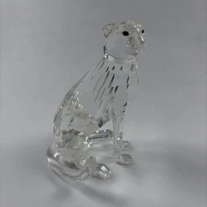 SWAROVSKI "AFRICAN WILDLIFE" SITZENDER GEPARD / PANTHER FIGUR - Bild 1 von 7