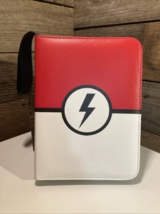 Trading Card Binder Only TCG Game Pokemon 400 Cards w/ 50 Removable Sleeves - Picture 1 of 4
