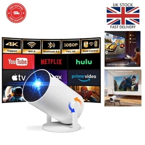 High-Resolution Mini Projector with Built-in Apps & Immersive Gaming Experience - Picture 1 of 12