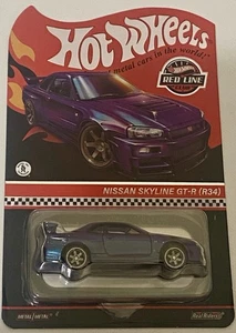 Hot Wheels RLC Nissan Skyline GT-R R34 Exclusive Collectors Car Purple 2024 * - Bild 1 von 4