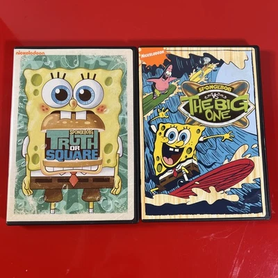 Set 2 DVD Nickelodeon SpongeBob : Truth or Square & SpongeBob vs. the Big One - Image 1 of 4