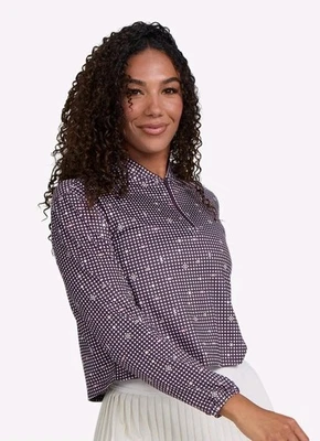 Bad Birdie 1/4 Zip UV Long Sleeve "Throwing Darts"  Women - Image 1 of 4