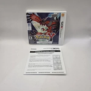 Pokemon Y 3DS (Nintendo 3DS, 2013) Case And Manual Only NO GAME - Picture 1 of 4