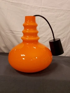 Hängeleuchte Peill & Putzler, Deckenlampe, Vintage Orange, Space Age, 28 Cm - Bild 1 von 8