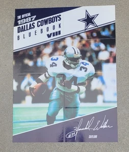 Dallas Cowboys 1987 Bluebook Vintage Poster !!!! - Bild 1 von 1