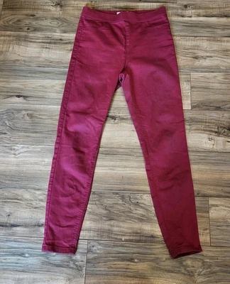 Not Your Daughters Jeans, dark red jeggings, ladies size US 2, UK 10, mid rise - Image 1 of 4