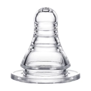 10 un. pezones de flujo natural de silicona estándar cuello para bebé - Imagen 1 de 6