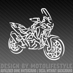 Twin CRF 1100 Calligraphy Vinyl Aufkleber Decal 13x10cm - Picture 1 of 3