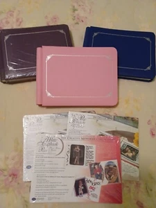 Lot of 3 new Creative Memories 5x7 Scrapbook Albums Blue-Pink-Burgundy & more - Picture 1 of 8