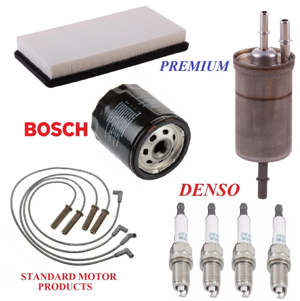 Tune Up Kit Filters Wire Spark Plugs Fit GMC SONOMA L4; 2.2L 2001-2003 - Image 1 of 1