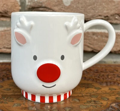 Starbucks Christmas Mug Tasse Reindeer Christmas Cup NEU mit SKU 355ml