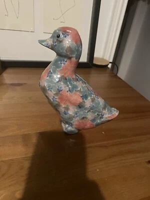 Park Rose Bridlington Pottery Duck Ornament Multi Coloured - Image 1 of 4