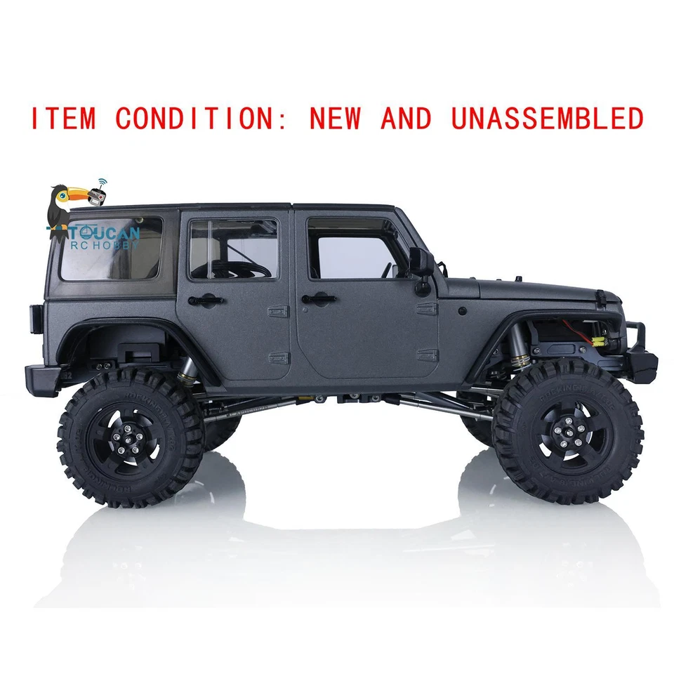 CAPO CUB2 JK 1/18 RC KIT Metal Chassis Crawler 2Speed Gearbox Differential Lock - Image 1 of 4