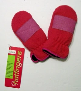 WELLS LAMONT HOTFINGERS FLEECE KLEINKIND FÄUSTLINGE SNOWBUNNY II MAGENTA NEU MIT ETIKETT! - Bild 1 von 4