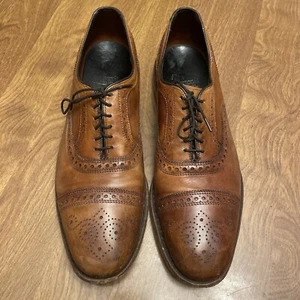 Allen Edmonds Strand Walnut Brogue Captoe Oxford USA Herren 10 C - Bild 1 von 10