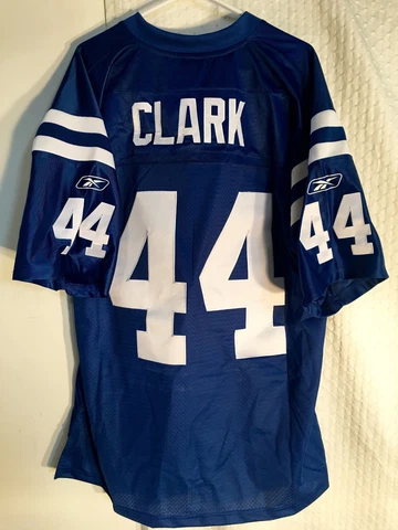 REEBOK PREMIER NFL JERSEY INDIANAPOLIS COLTS DALLAS CLARK BLUE SIZE L Cover
