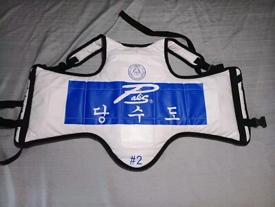 Chest Guard  Kickboxing MMA Muay Thai Boxing Body Protector Tang Soo Do Sz Small - Image 1 of 4