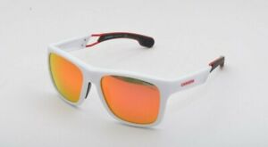 Brand New Carerra White Designer Mens Mirrored Square Sunglasses Luxury Brand 