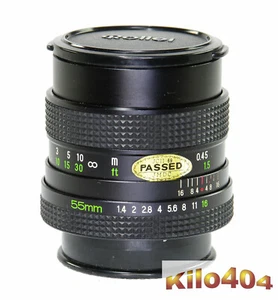 Rollei 55mm 1:1,4 MC ✯ Manuell ✯ Japan ✯ Rolleinar ✯ QBM Bajonett ✯ SL200 ✯ SL35 - Picture 1 of 9
