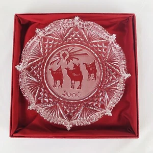 Waterford Crystal Songs of Christmas Plate- Fifth Edition, "O Holy Night" - Picture 1 of 6