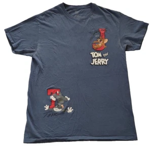 Tom & Jerry Shirt Best Frenemies Men's Medium Unisex Big Graphics Retro Cartoons - Picture 1 of 11