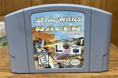 Star Wars Episode 1 Racer "Not For Resale" DEMO Game N64 Cartridge NFR Cart - Image 1 of 3