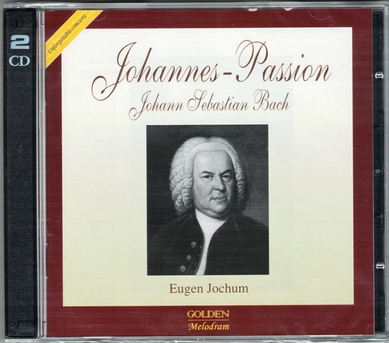 Eugene JOCHUM BACH ST. JOHN JOHANNES-PASSION 2CD Peter Pears Hans Hotter Grümmer - Bild 1 von 1