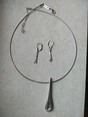 Collier "Pierre Cardin" und passende Ohrringe,Silber 925,neuwerig 3 - Bild 1 von 4