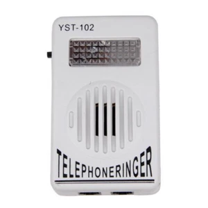 Extra-Loud Ringer Sound Telephone Phone Amplifier Strobe Light Flasher Bell a - Imagen 1 de 7