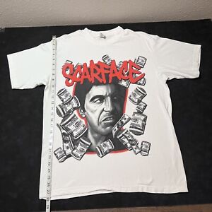 Vintage Scarface Shirt Movie Tony Montana Official Airbrushed Money Al Pacino
