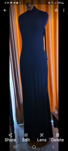 ABITO DA MAXI ABITO DA COCKTAIL PARTY Autentico CELINE COCKTAIL PARTY Nero Taglia F 40 