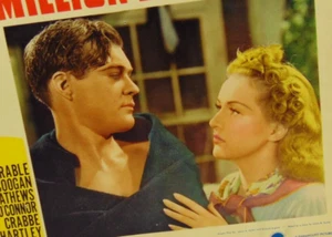 Vintage Betty Grable In Million Dollar Legs ~ Title Card Lobby Card - Picture 1 of 6
