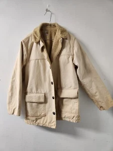 VINTAGE CARHARTT SHERPA GEFÜTTERT DUCK CANVAS WESTERN RANCHER ARBEITSJACKE HERREN 40 - Bild 1 von 13