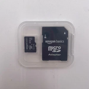 Basics Carte Mémoire Micro SDXC avec Adaptateur Pleine Taille, A2, U3, 512 Go, Noir - Photo 1 sur 3