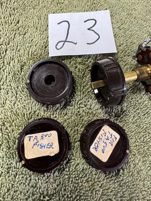 4 Fisher Tubo Amplificador Receptor Preamplificador FM AM Radio Perillas 400 500 800 B C Foto 1 de 4