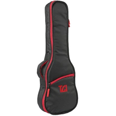 Baritone Ukulele Padded Gig Bag - TGI Transit Series Black & Red - Image 1 of 4