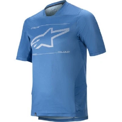 Alpinestars Drop 6.0 Short-Sleeve Jersey for BMX MTB - Blue - Men's Size Large - Image 1 of 3