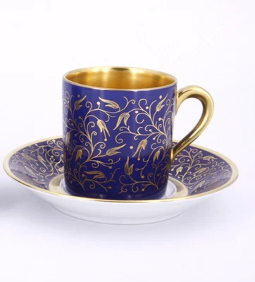 Fürstenberg Porzellan- Mokkatasse mit Untertasse #L2 - Bild 1 von 4