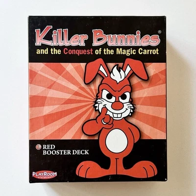 Killer Bunnies Red Booster Deck #3 Conquest of the Magic Carrot Card Game SEALED Foto 1 de 4