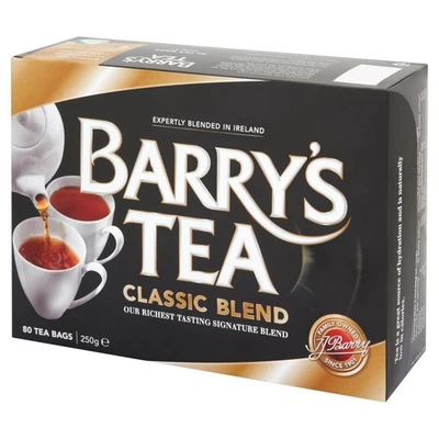 Paquete de 80 unidades Barry's Tea Classic Blend té sabor fino favorito de Irlanda Foto 1 de 4